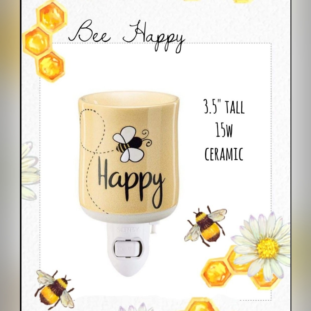 Scentsy Mini Warmer Bee Happy New in Box - Picture 9 of 12